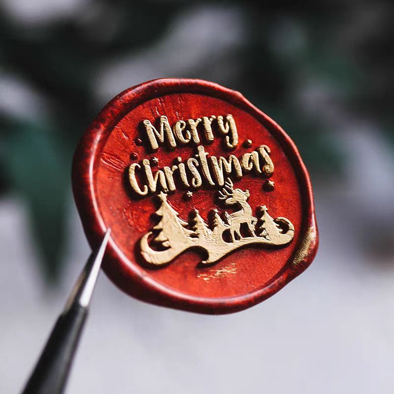 Wax seal Copper head seal (Christmas)