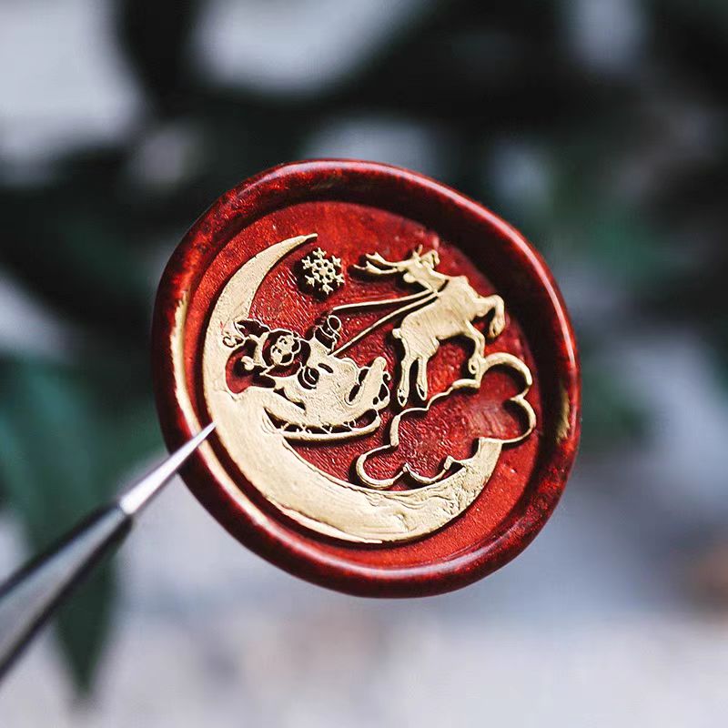 Wax seal Copper head seal (Christmas)