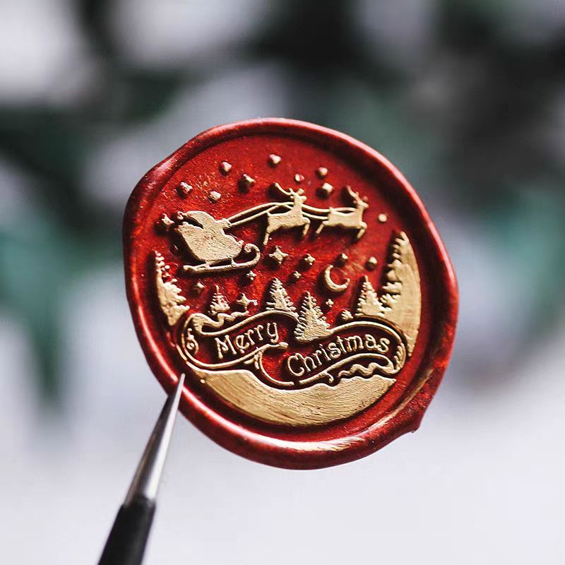 Wax seal Copper head seal (Christmas)