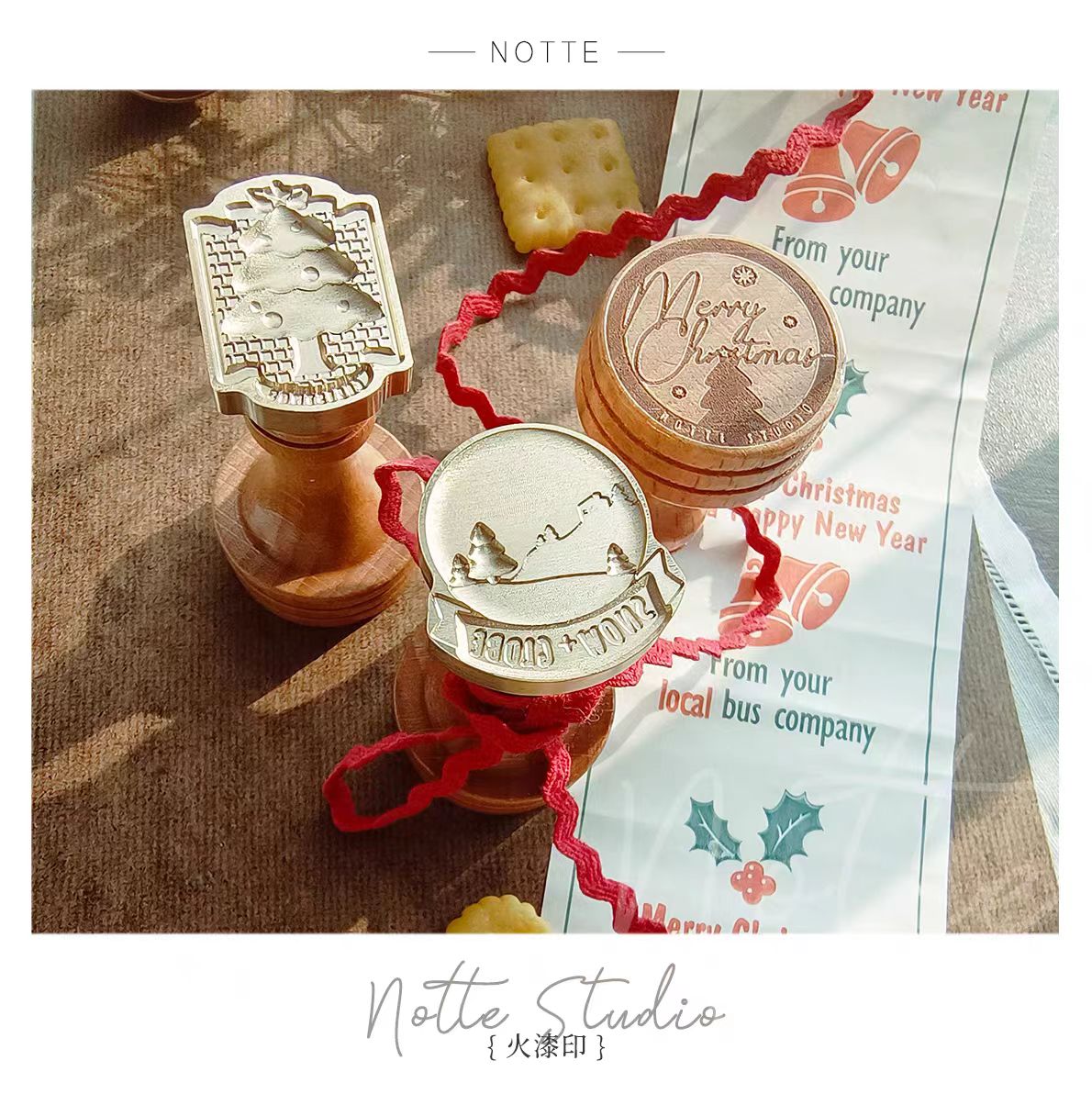 Wax seal Copper head seal (Christmas)