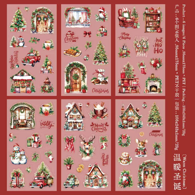 Journal sticker packs (Christmas)