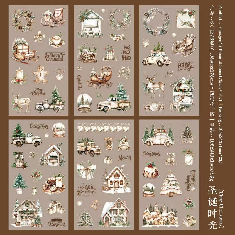 Journal sticker packs (Christmas)