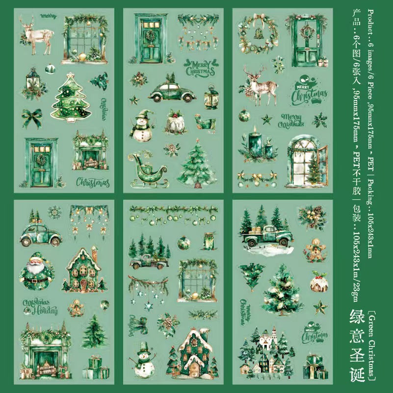 Journal sticker packs (Christmas)