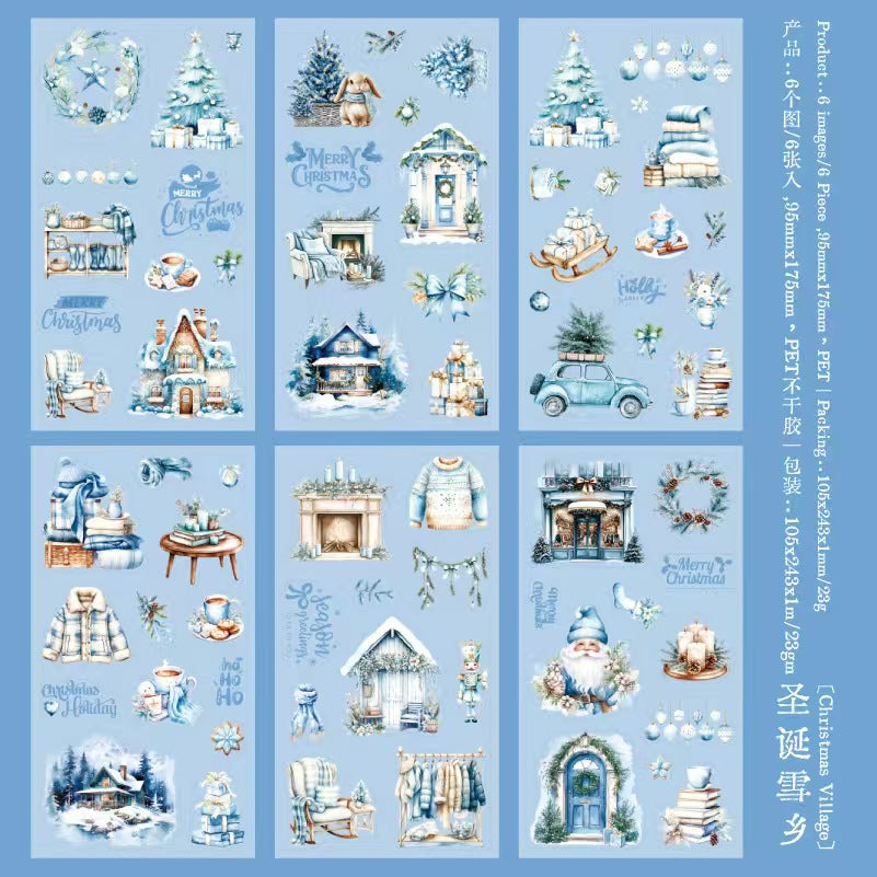 Journal sticker packs (Christmas)