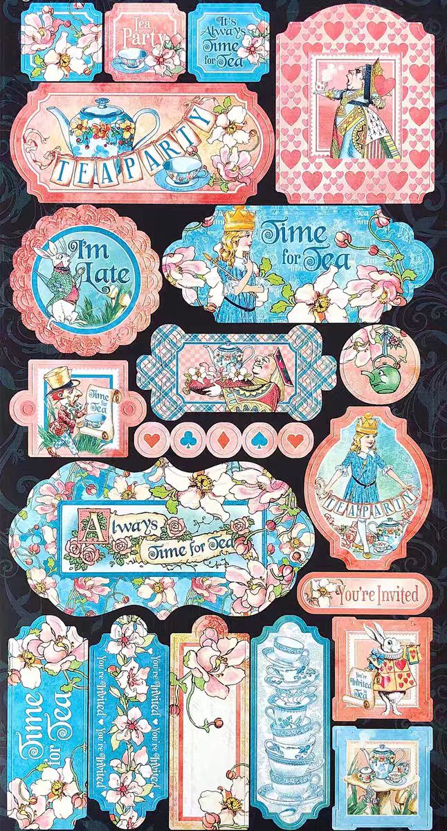 Journal sticker packs (Alice)