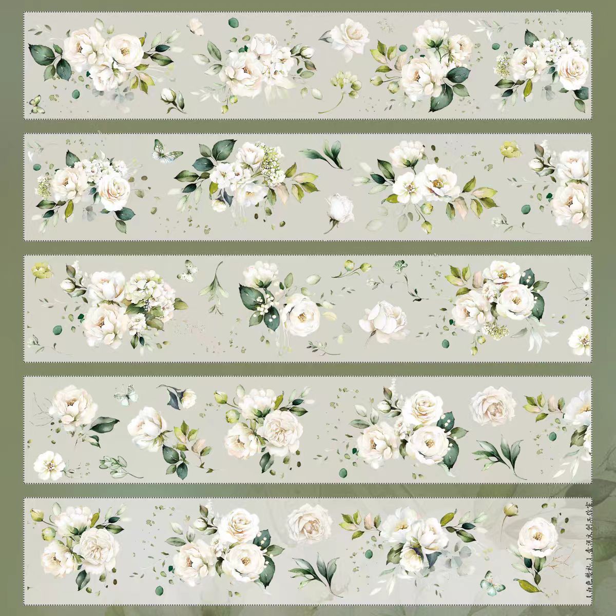 Journal tape (Flower) 6 meters/roll