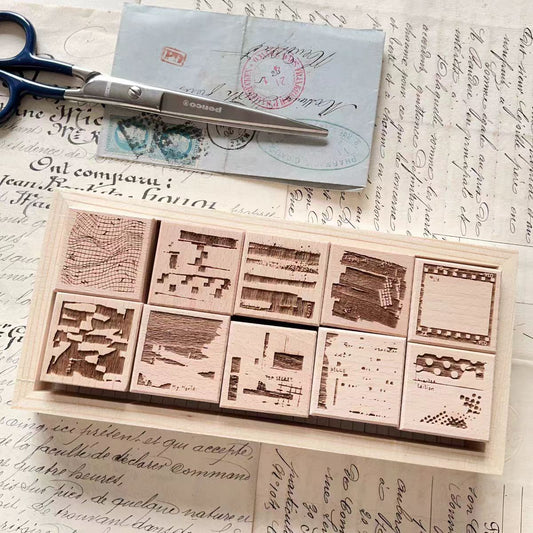 Wooden stamps (3.5cm*3.5cm)