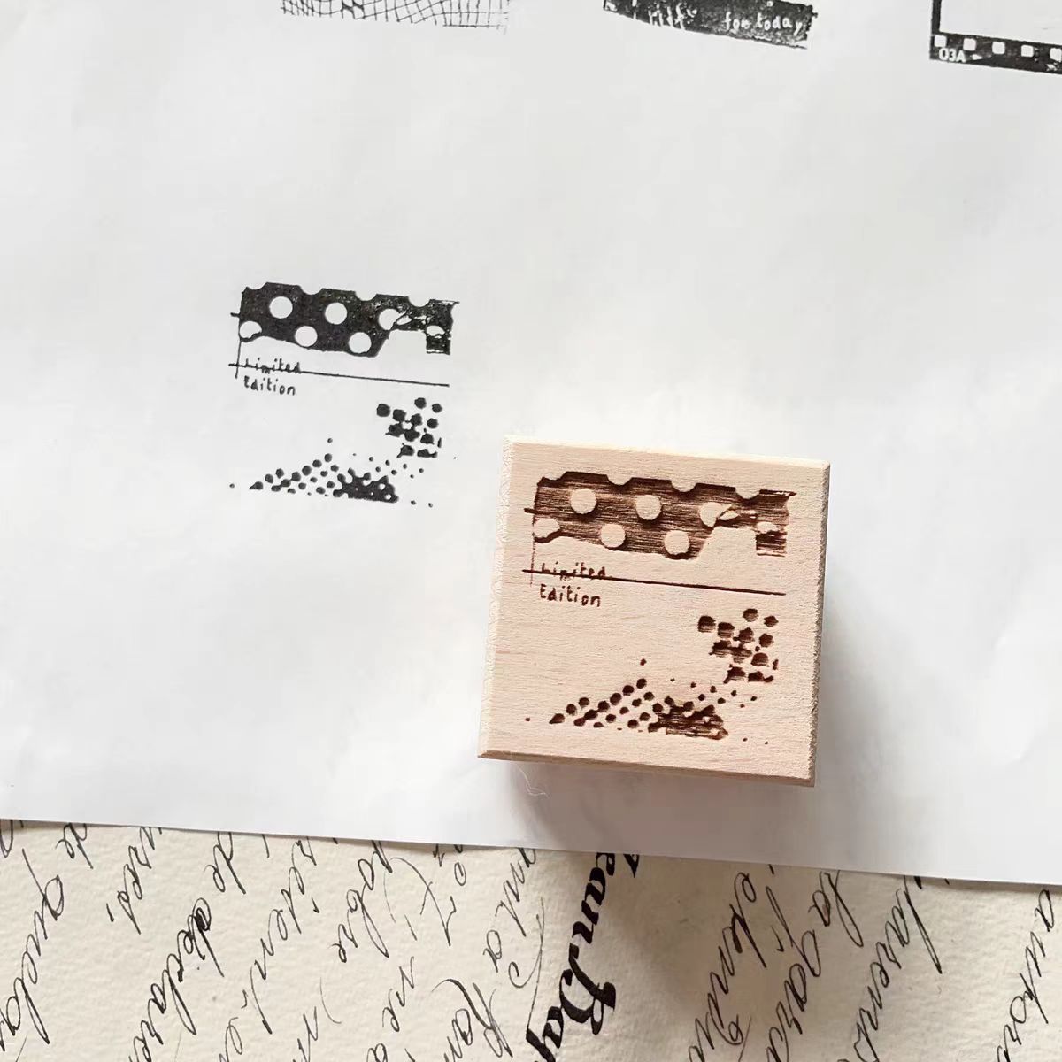 Wooden stamps (3.5cm*3.5cm)