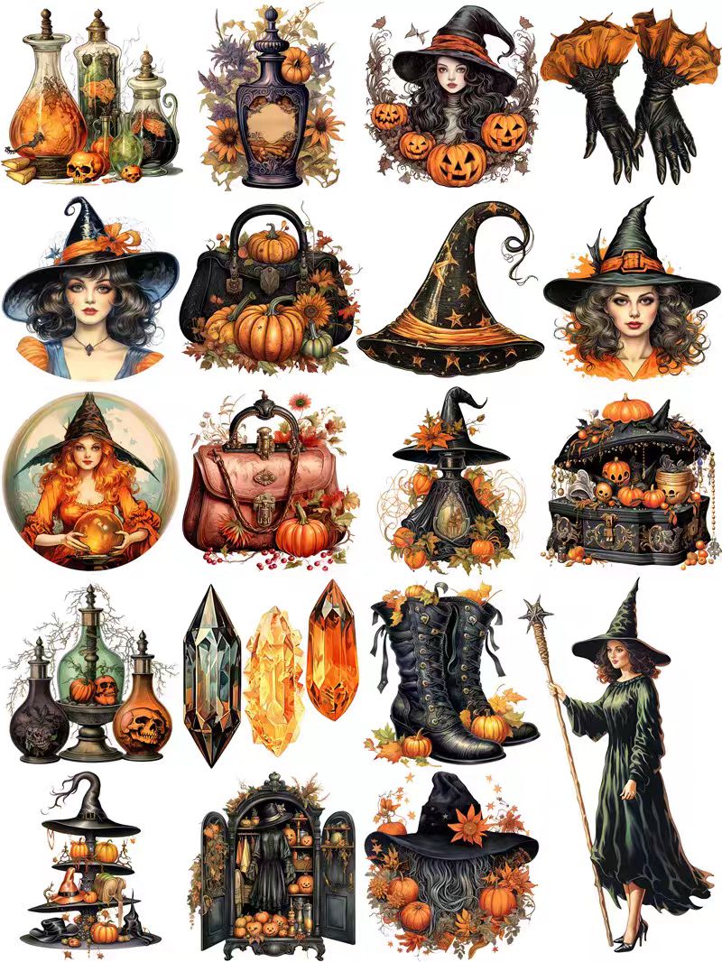 Witch/Wizard/Witchcraft （sticker packs)