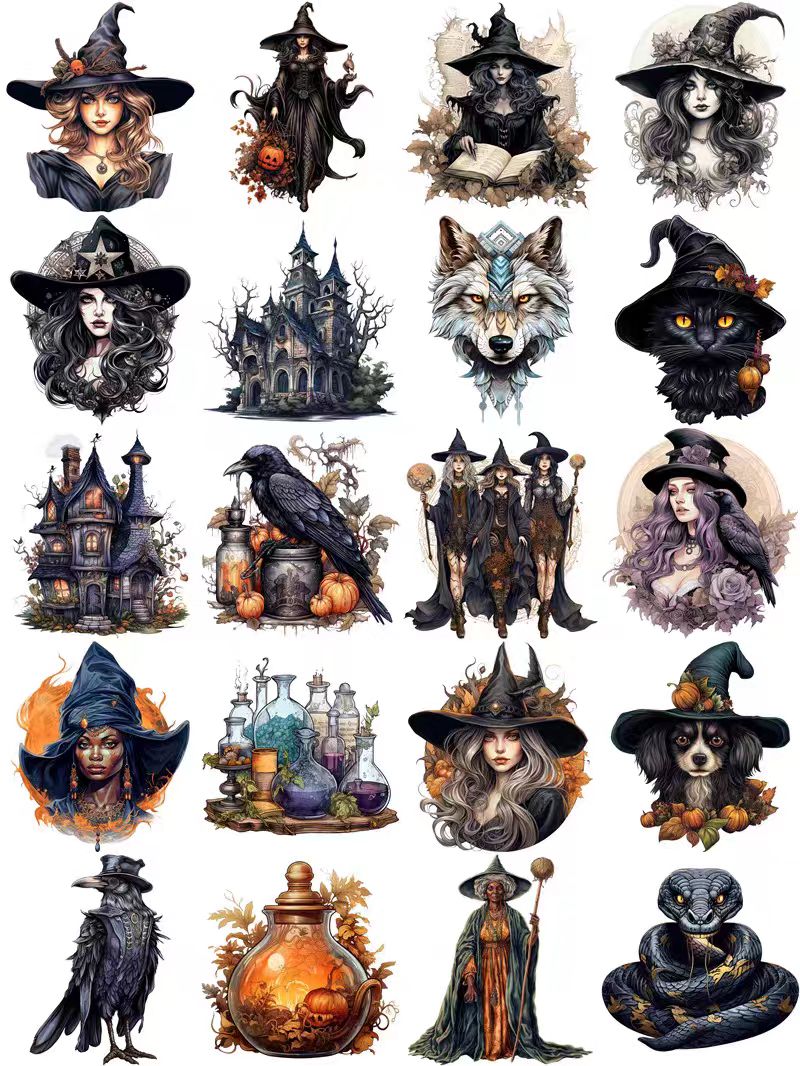 Witch/Wizard/Witchcraft （sticker packs)