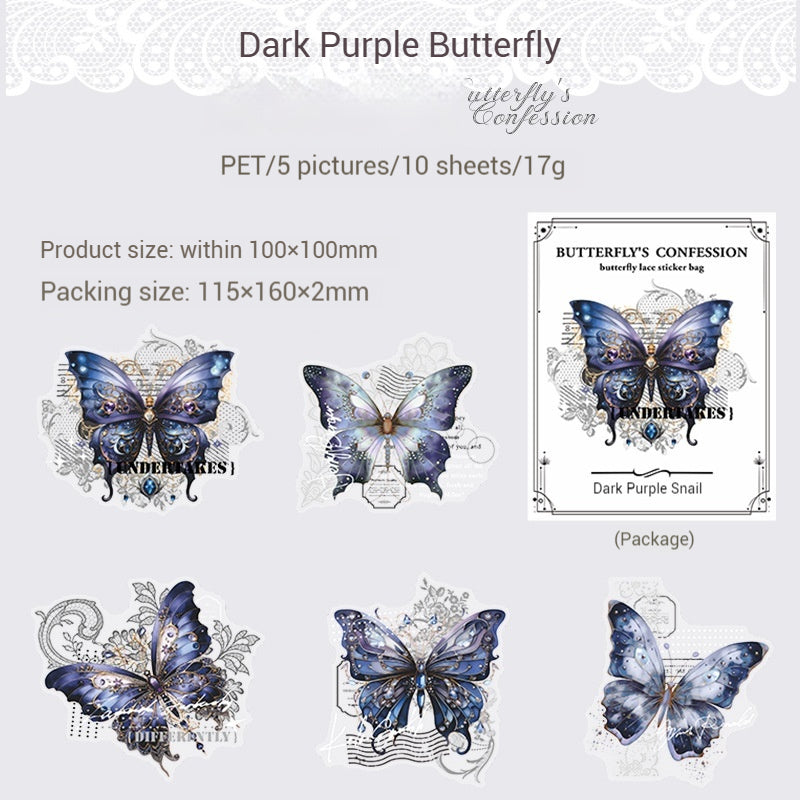 Journal Sticker Pack (Butterfly Whisper)