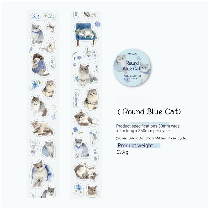 Journal Tape(Cat Paradise Series Theme）