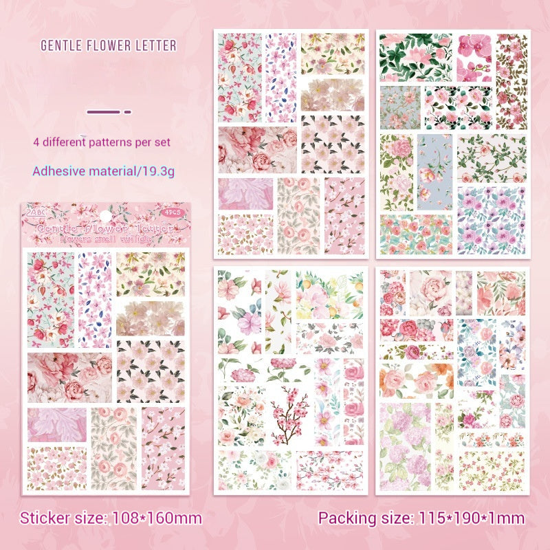 Journal Sticker Pack (Morning Blossoms and Evening Plucks Series）