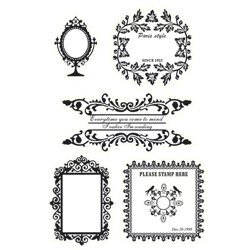 Silicone clear stamp