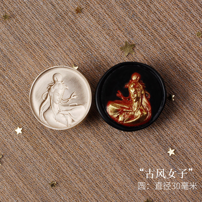 Embossed wax Seal Head