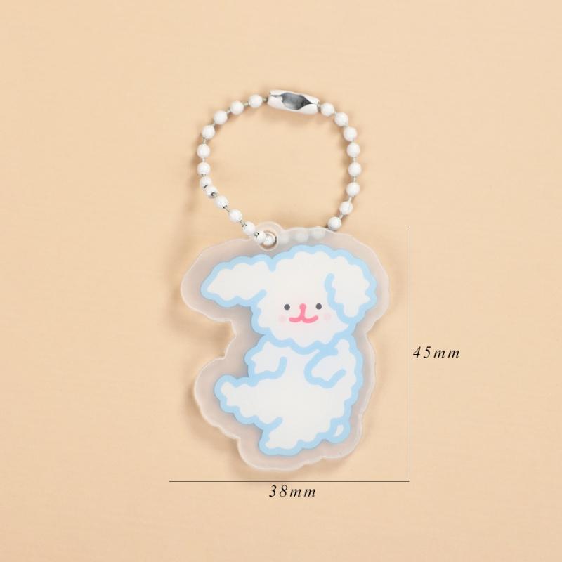 Cute Transparent 3 Ring Mini Loose-leaf Notebook Student Portable Hand Book Ring Binder Kawaii School Supplies Stationery