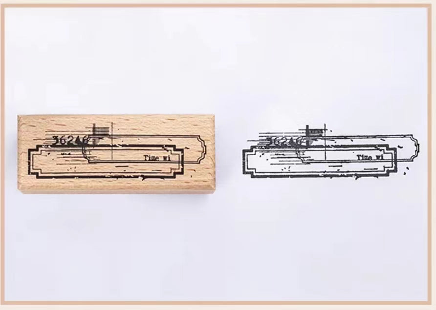 Border wooden seal