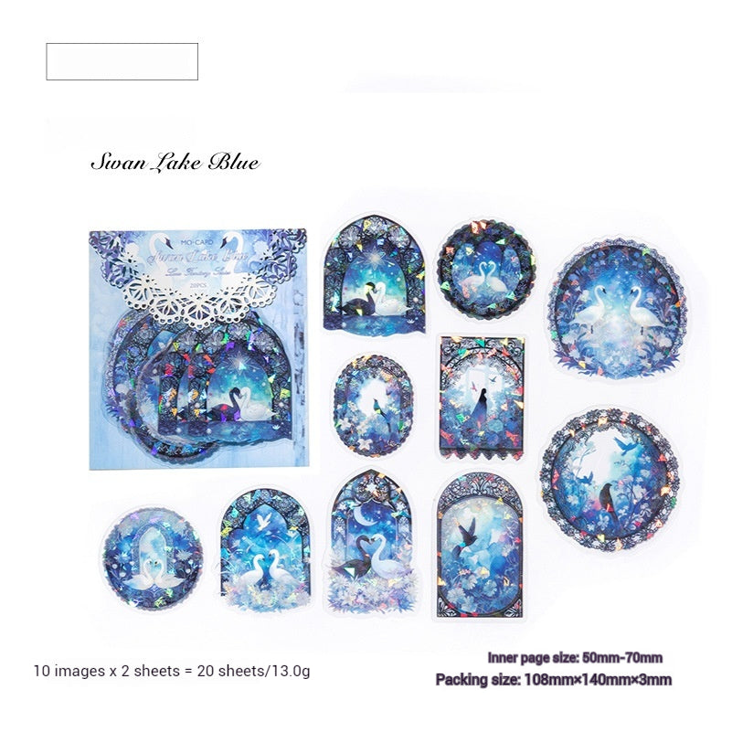 Journal Sticker Pack ( Ice Crystal Lace Dream Series）