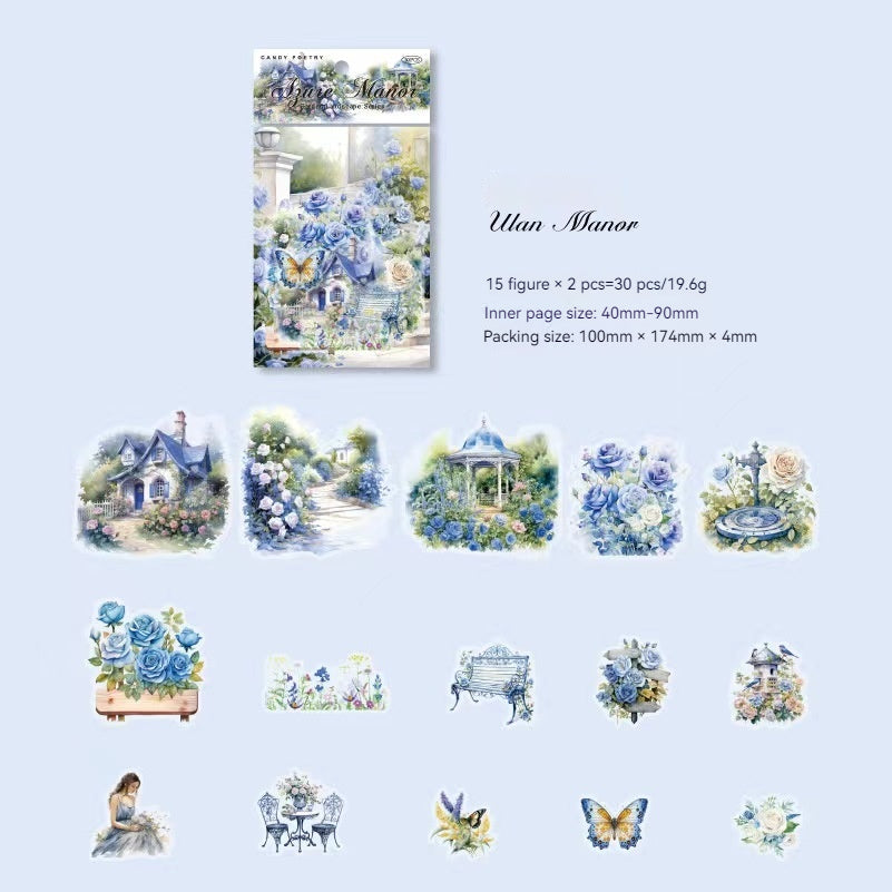 Journal Sticker Packs (garden view）