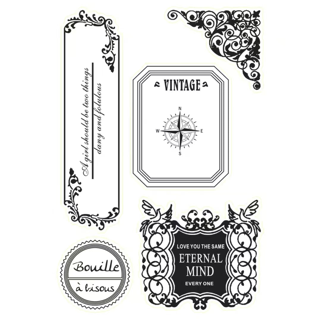 Silicone clear stamp