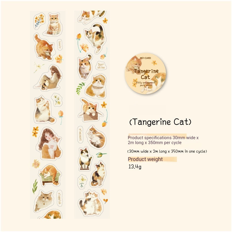 Journal Tape(Cat Paradise Series Theme）