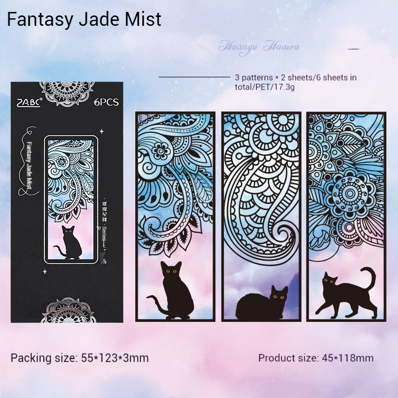 Journal PET Bookmarks Pack (Cat Bookmarks)