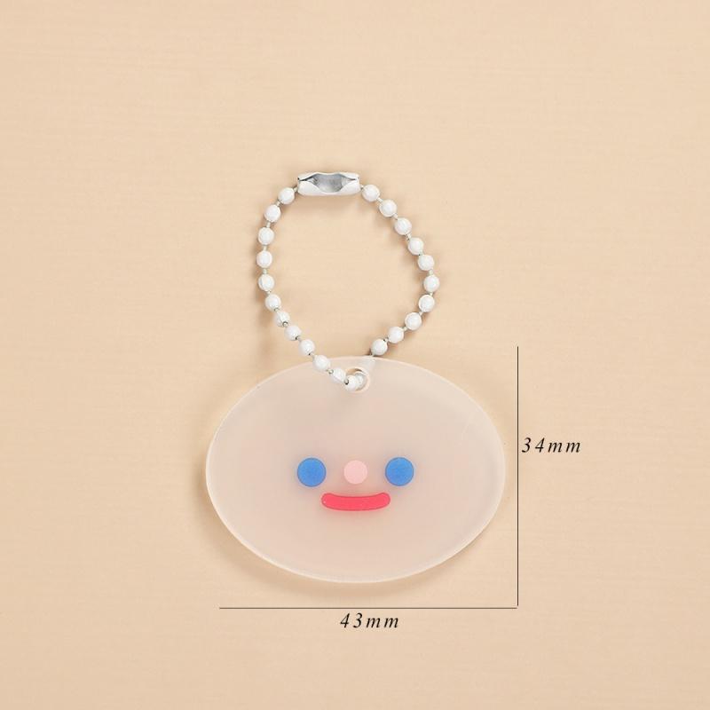 Cute Transparent 3 Ring Mini Loose-leaf Notebook Student Portable Hand Book Ring Binder Kawaii School Supplies Stationery