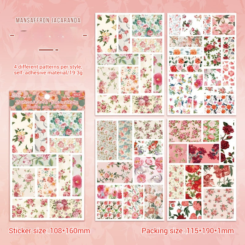 Journal Sticker Pack (Morning Blossoms and Evening Plucks Series）