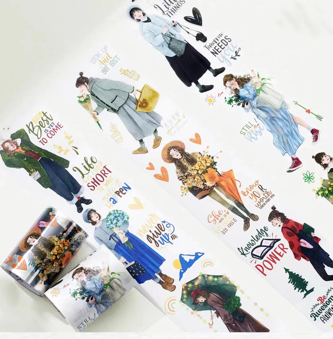 Character PET/Washi tape (5 meters)