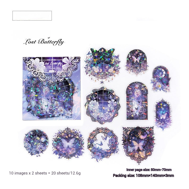 Journal Sticker Pack ( Ice Crystal Lace Dream Series）