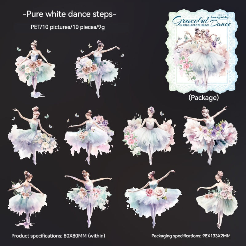 Journal Stickers (Ballet Theme)