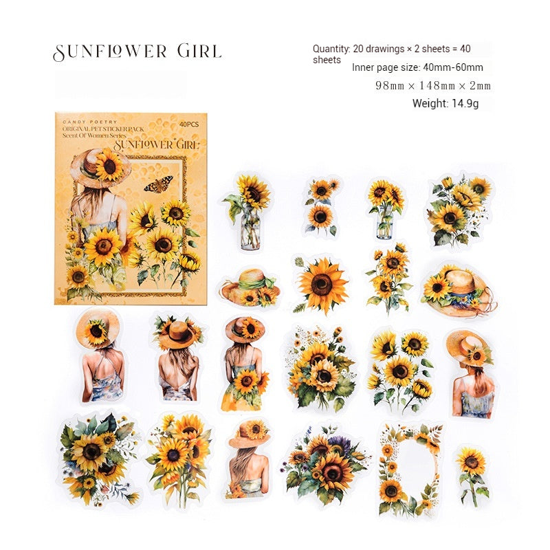 Journal Sticker Pack (Women are like flowers)