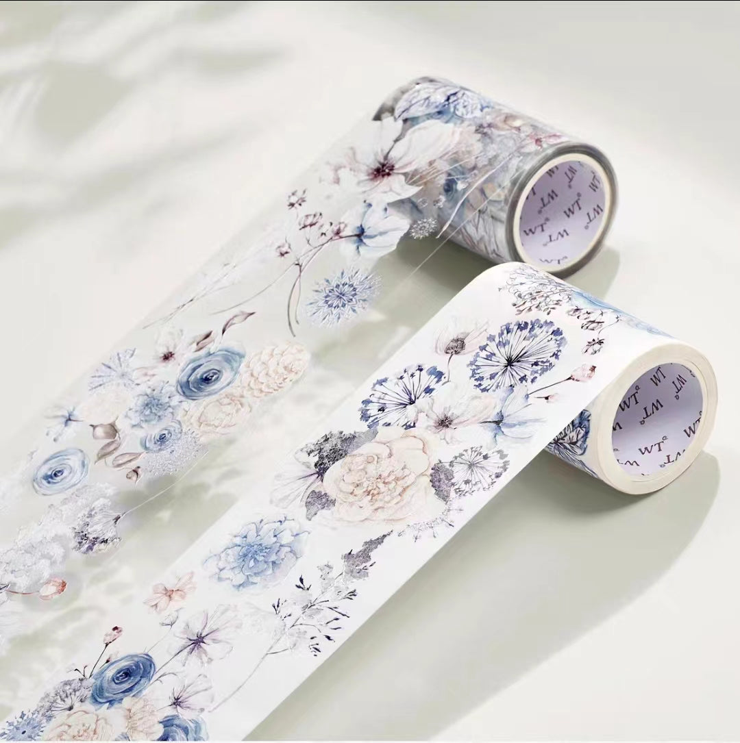 Blue and White Flower Tape (5 meters)