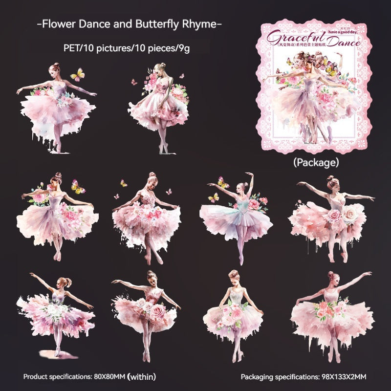 Journal Stickers (Ballet Theme)