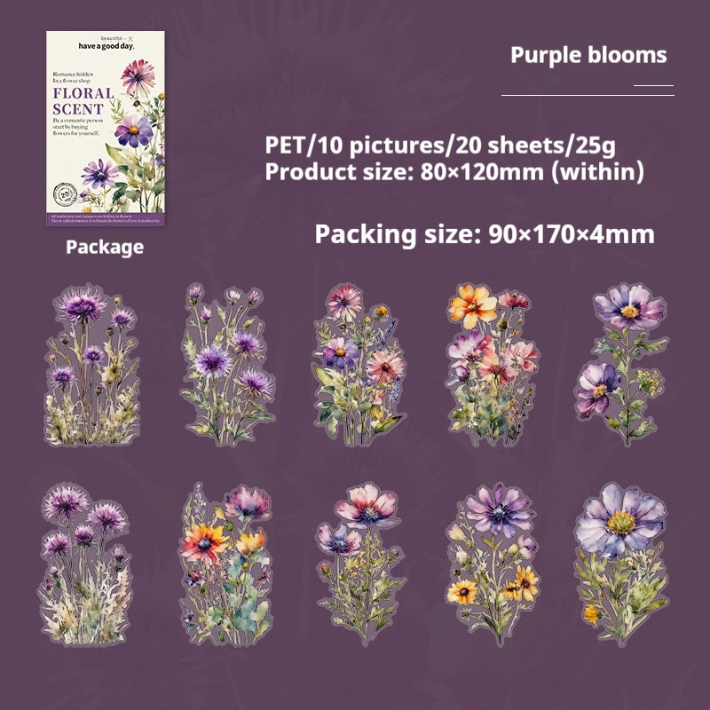 Journal sticker packs (flower)