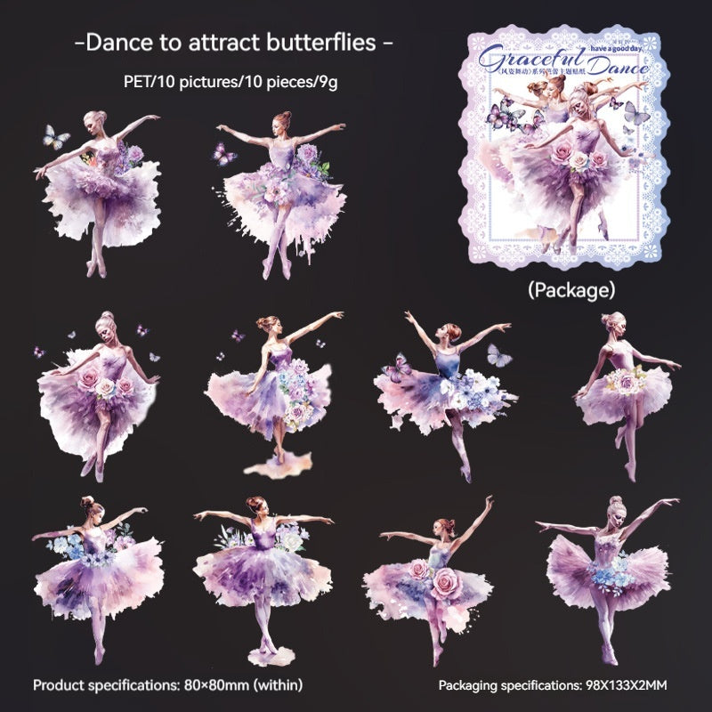 Journal Stickers (Ballet Theme)