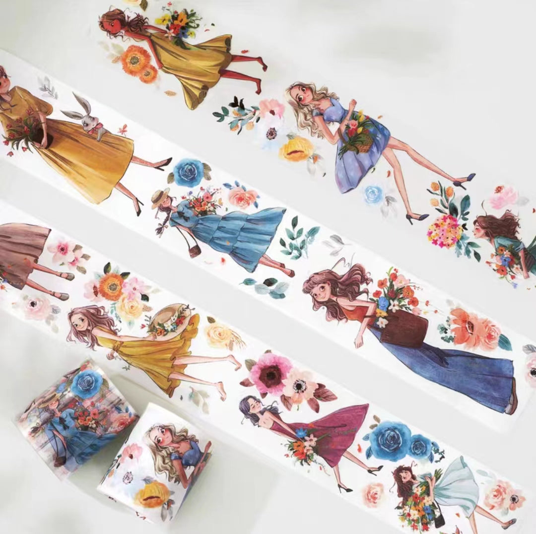 Character PET/Washi tape (5 meters)