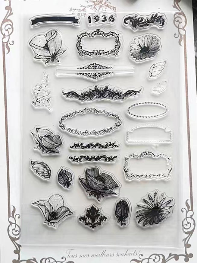 Silicone clear stamp