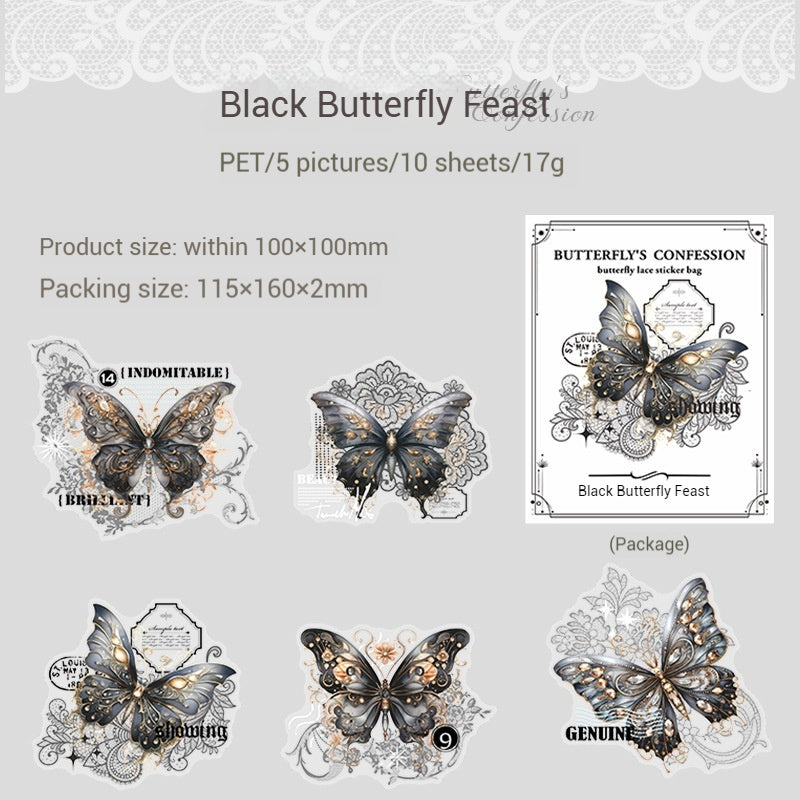 Journal Sticker Pack (Butterfly Whisper)