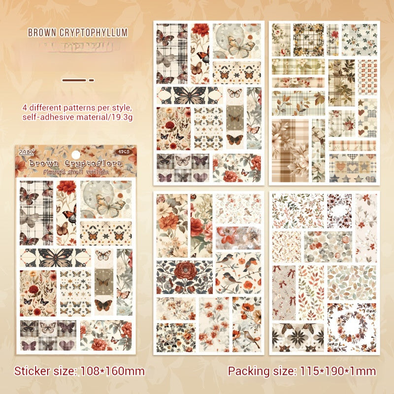 Journal Sticker Pack (Morning Blossoms and Evening Plucks Series）