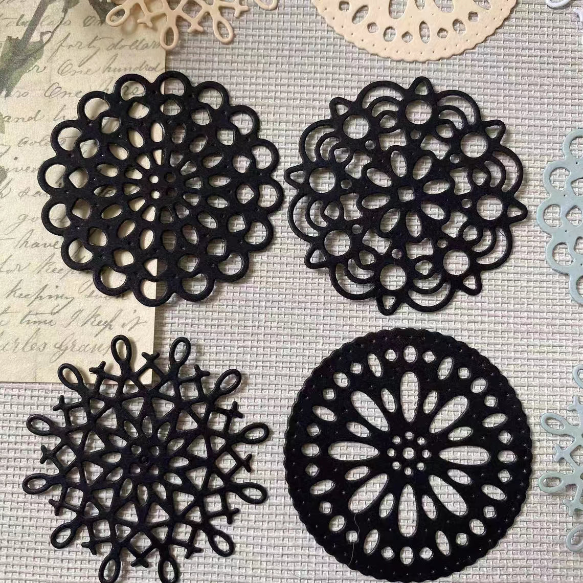 scrapbook cut die (Lace series）