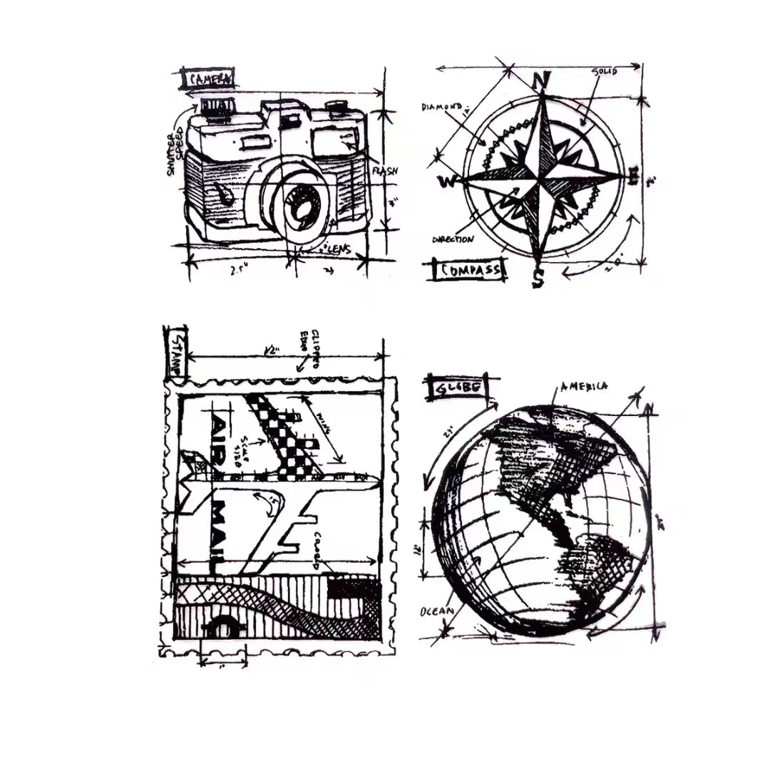 Silicone clear stamp