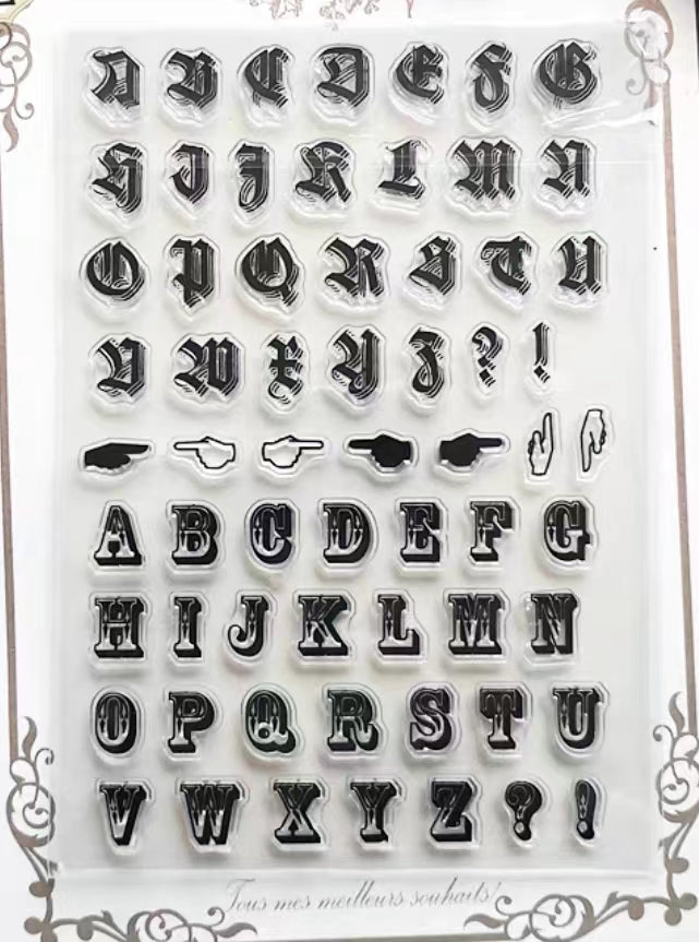 Silicone clear stamp