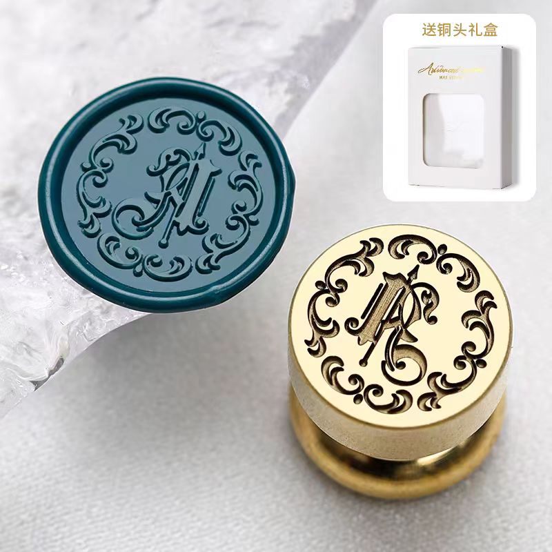 Gothic english letter seals (Diameter:1.5 cm)