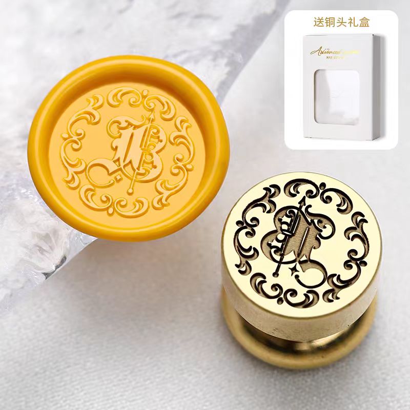 Gothic english letter seals (Diameter:1.5 cm)