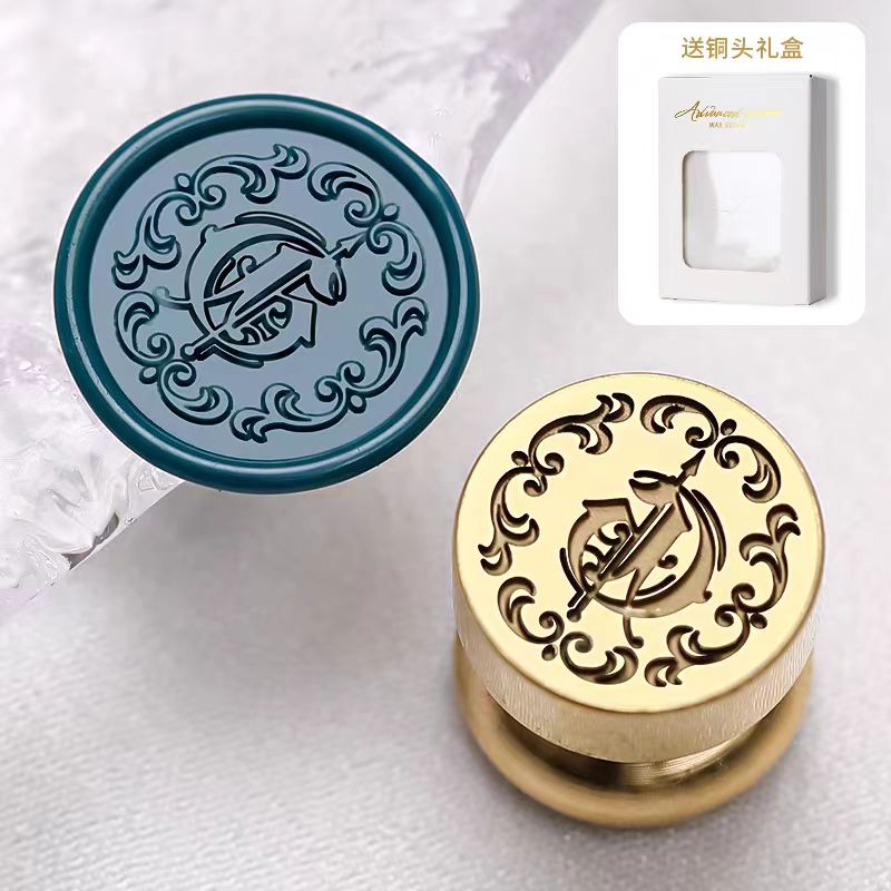 Gothic english letter seals (Diameter:1.5 cm)