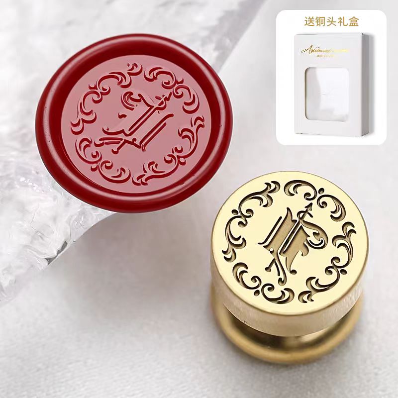 Gothic english letter seals (Diameter:1.5 cm)