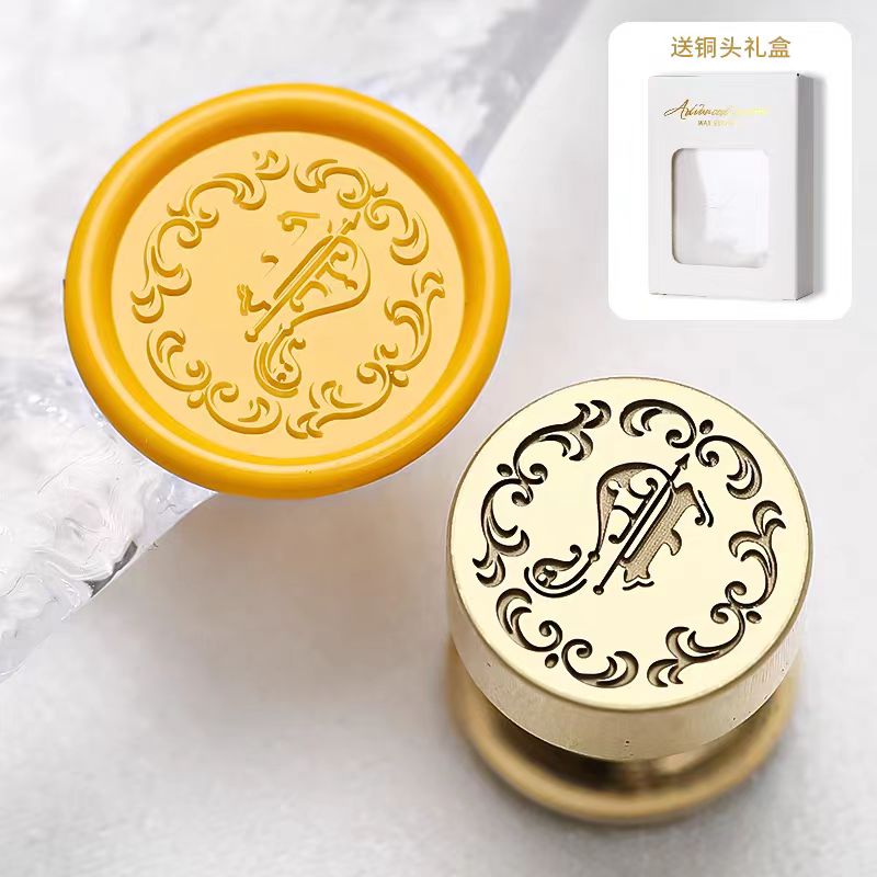 Gothic english letter seals (Diameter:1.5 cm)