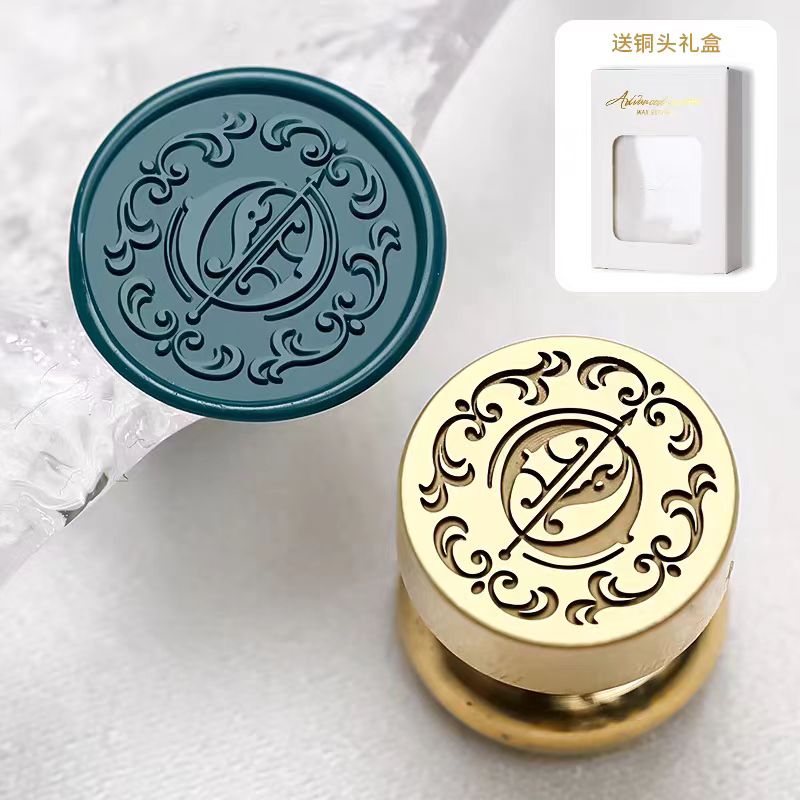 Gothic english letter seals (Diameter:1.5 cm)