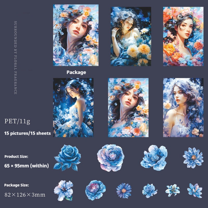 Journal sticker packs (Cloud Sea Flower Dream)